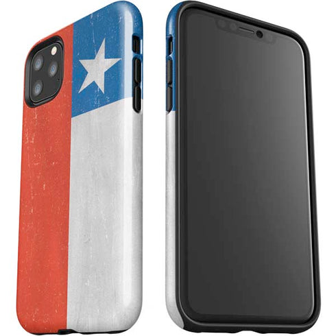Chile Flag Distressed iPhone 11 Pro Max Impact Case